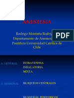 Anestesia General y Regional