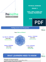 Grade 11 Ideal Gases & Thermal Properties