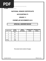 Accounting P1 GR 11 Exemplar Nov 2019 Answer Book Eng