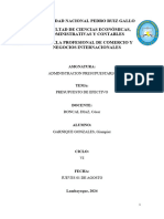 Presupuesto de Efectivo - Garnique Gonzales Giampier