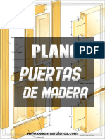 Planos Con Medidas de Puertas de Madera