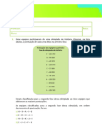 5° Ano Avaliacao 1° Bimestre