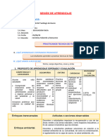 Sesión de Educacion Fisica de Practicamos Tecnicas de Futbol