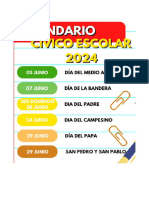 Calendario - Civico Escolar-Junio - 2024