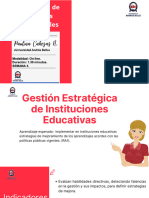 Gestión Estratégica de Inst. Educat. Semana 3