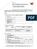 Project Concept Proposal Form