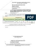 Requerimientos de Trocha Ahuac Pariahuanca