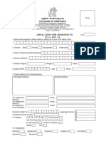 Admission Form BVA CKP 1