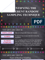 M1 - Identifying The Different Random Sampling Technique