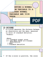 P3 - Converting A Normal Random Variable To A Standard Normal Variable and Vice Versa