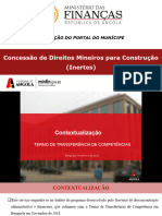 FORMAÇÃO SOBRE MÓDULO Direitos Mineiros para Construção 15-02-2021