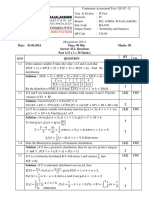 Ma3391-P&s Cat - 1 Solution