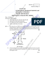 Be Mechanical Engineering Semester 3 2023 November Solid Mechanics SM Pattern 2019