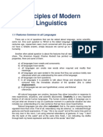 Lesson 2 Principles of Modern Linguistics