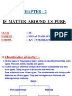 Chapter - 2: Is Matter Around Us Pure