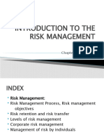 Introduction To The Risk MGT