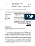 Modified Switching Control of SRM Drives For Electric Vehicles Application With Torque Ripple Reduction