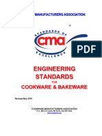 2016 CMA Engineering Standards For Cookware and Bakeware