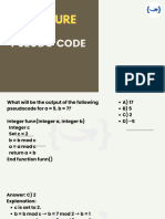 Accenture Pseudo Code