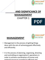 Chapter 1 - Management