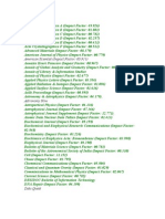 Journals Impact Factor