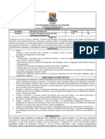 Plano de Histria Da Educao Semestre 2024.1