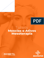 Mesclas e Ativos Mesoterapia