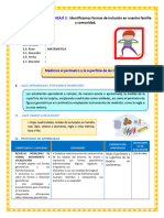 Dia 3 Sesion de Aprendizaje Medimos El Perimetro y La Superficie de Las Tarjetas