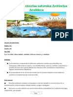 Secuencia de Ciencias Naturales Ambientes Acuáticos