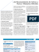 Algunos Casos de Reconocimiento de Activos y Pasivos Tributarios Diferidos