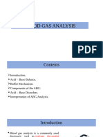 Arterial Blood Gas Analysis