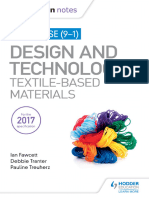 AQA GCSE 9 1 Design Technology Textile Based Materials by Fawcett