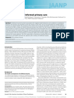 A Model For Trauma-Informed Primary Care