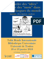 Programme Ordre Des Mots