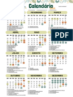 Calendário Floresta 2025 PDF