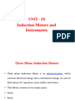 Induction Motors and Instruments