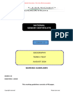 MARKING GUIDELINES Geography