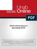 Diseño Universal para El Aprendizaje (DUA)