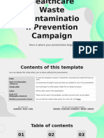 Healthcare Waste Contamination Prevention Campaign by Slidesgo