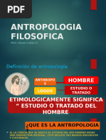 Antropologia Filosofica 2024