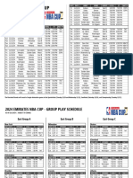 2024 NBA Cup Schedule