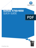 Bizhub 4750 4050 - Quick Guide - en - 4 1 0