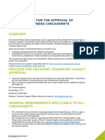 Wof Checksheet Specs