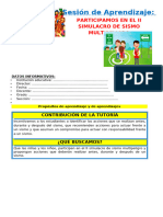 1° Sesión Día 2 Tut Participamos en El Ii Simulacro de Sismo Multipeligro