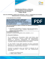 Guía de Actividades y Rúbrica de Evaluación - Fase 5 - Evaluación de La Gestión Administrativa en El Servicio Farmacéutico-1