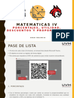 Porcentajes, Descuentos y Proporciones