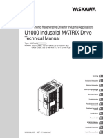 U1000 Industrial MATRIX Drive: Technical Manual