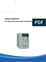 V6-H High Performance Vector Torque Control Inverter User Manual