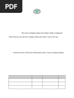 INGL 3101 Syllabus