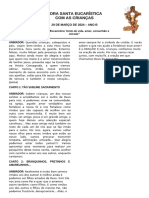 5.3 Hora Santa Eucarística Com As Crianças - Ano B - 2024